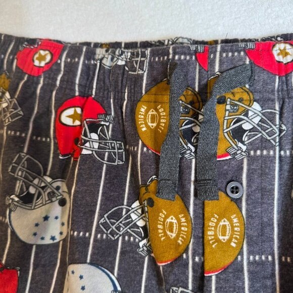 Joe Boxer Unisex Football Flannel Pajama Pants Size L NWT #1410 - Picture 3 of 4